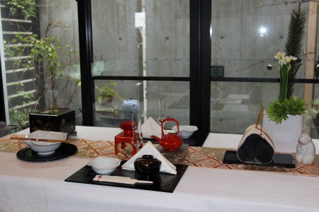 お正月のテーブル小