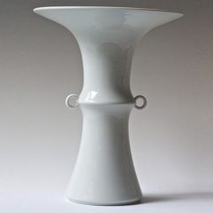 01-004 輪耳付末広花入