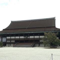 藤林徳也先生のご案内で京都御所拝観。