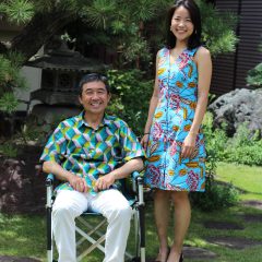 アフリカンファブリックの洋服紹介