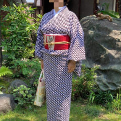 アフリカンファブリック着物