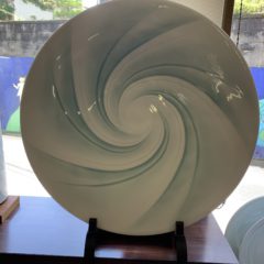 砥部焼　五松園窯　二宮好史さん　象嵌の器