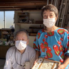 漆喰塗り体験講座受講