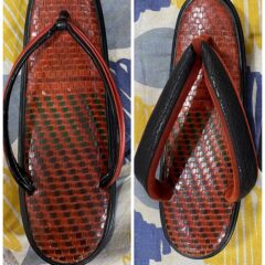 職人仕事の草履、生き返り